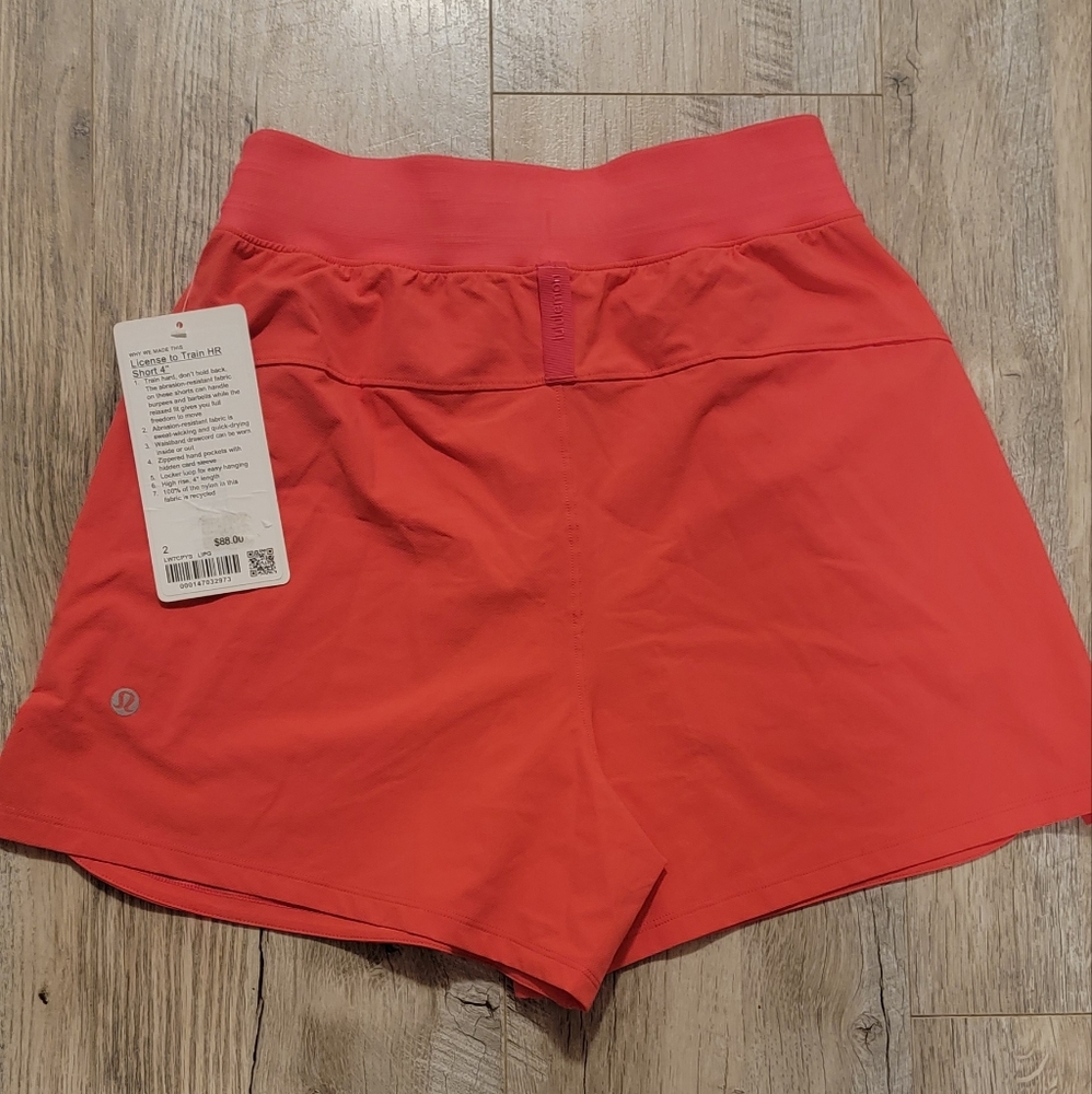 Lululemon Athletica Hot Pink Athletic Shorts - Picture 2 of 5